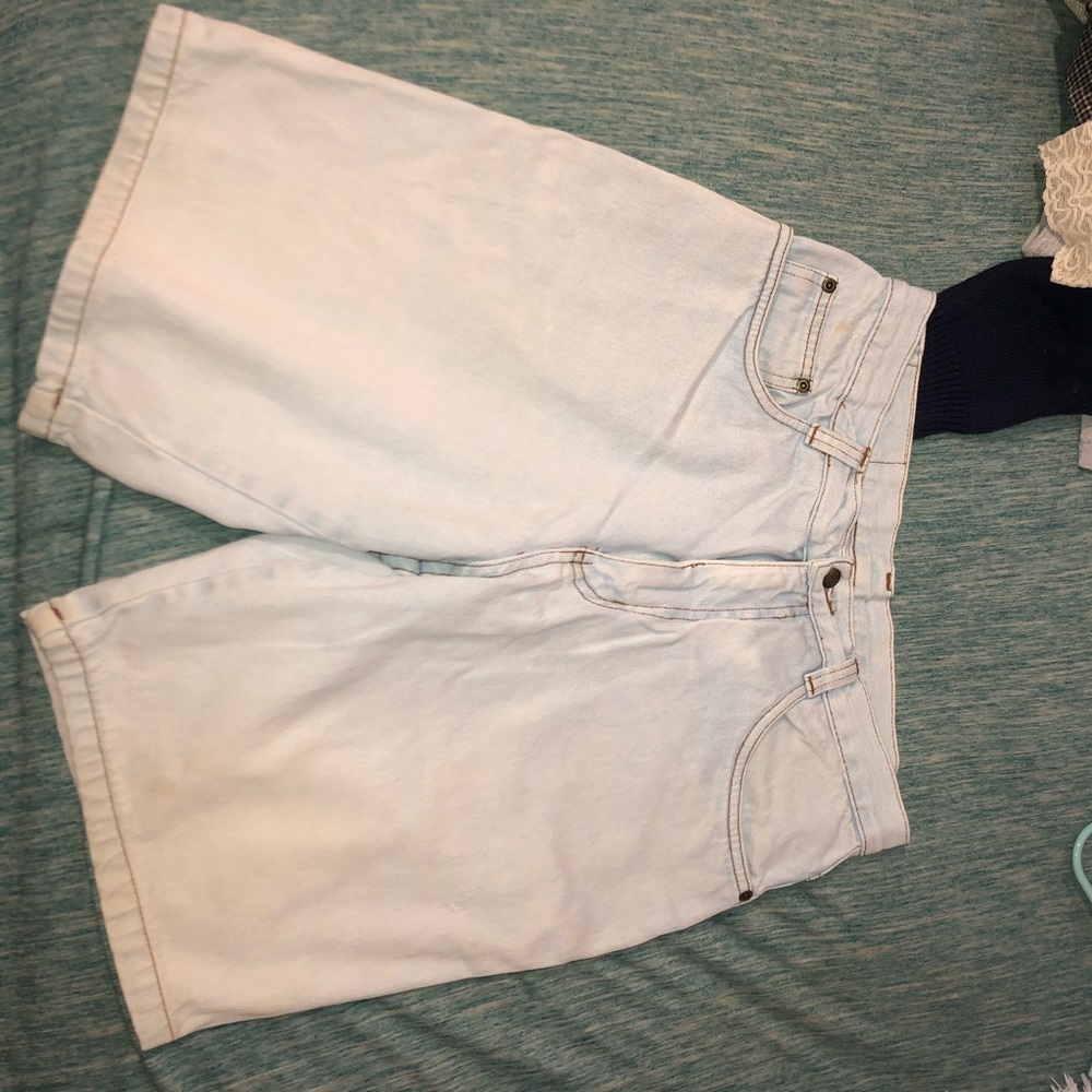 Vintage high rise jeans shorts
